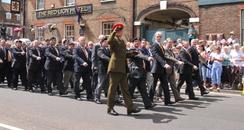 Dorset Troops on Parade
