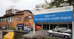 hospital luton dunstable nhs england history 1st restrict visiting hours creasy millie surgery taxis airport heart after over unit bbc