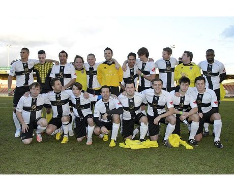 Celebrity Charity on Celebrity Charity Match At The Cobblers
