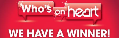 Who's on Heart 2013 We Have A Winner HTML banner