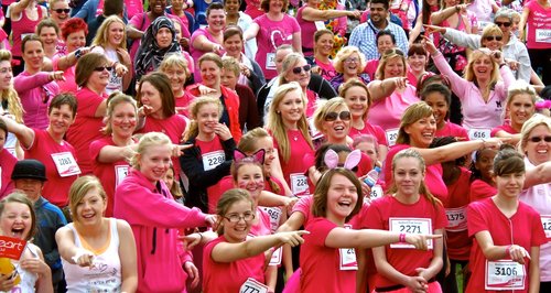 Race for Life Bedford From the Stage
