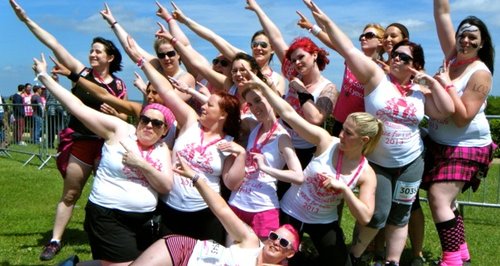 Finish Line Smiles at Race for LIfe in Milton Keyn