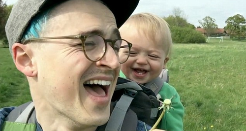 Tom Fletcher and Buzz Laughing Video