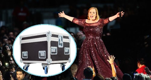 Adele In Box On Tour Canvas
